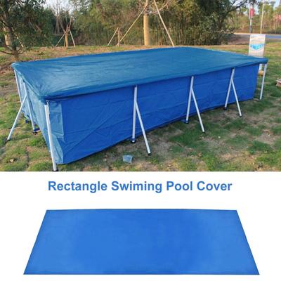 Schwimmbeckenabdeckung Rechteckig Robuste Winter-Poolabdeckung UV-Beständig Staubdicht Whirlpool-Schutz Verstärkte Decke