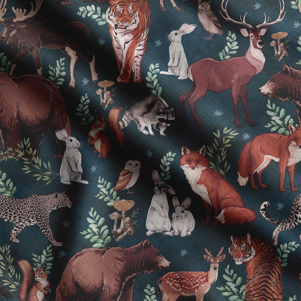 Soimoi Tierdruck, Baumwollbatist, Quiltstoff, verkaufter Massenware 42 Zoll breit, mittelschwerer Baumwollstoff, Nähzubehör,