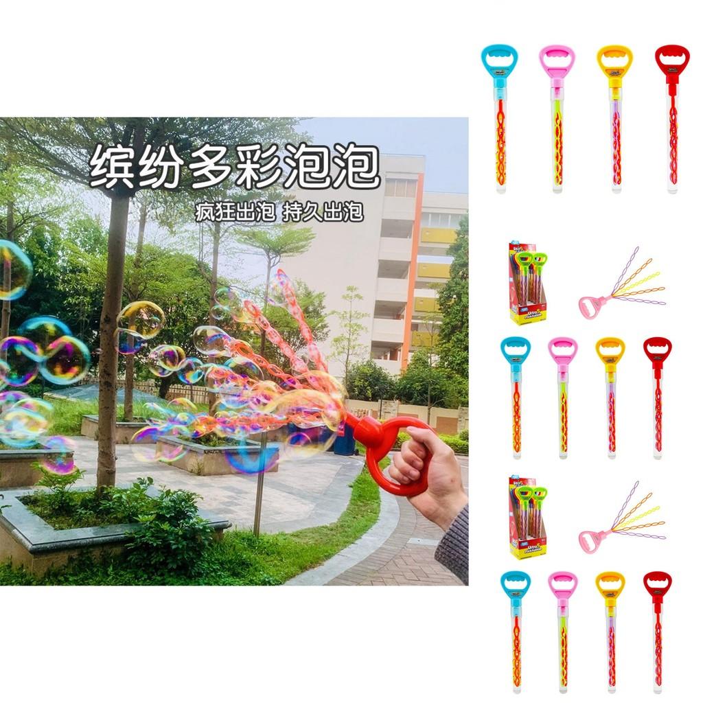 Summer Outdoor Colorful Plastic Bubble Wand For Endless Fun And Engagement