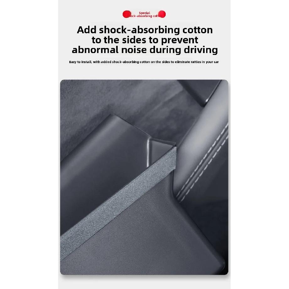 Car Door Handle Filler Storage Box Inner Handle Organizer Tidying Tray For Tesla Refreshed Model Y Juniper 2025 2026 Accessories