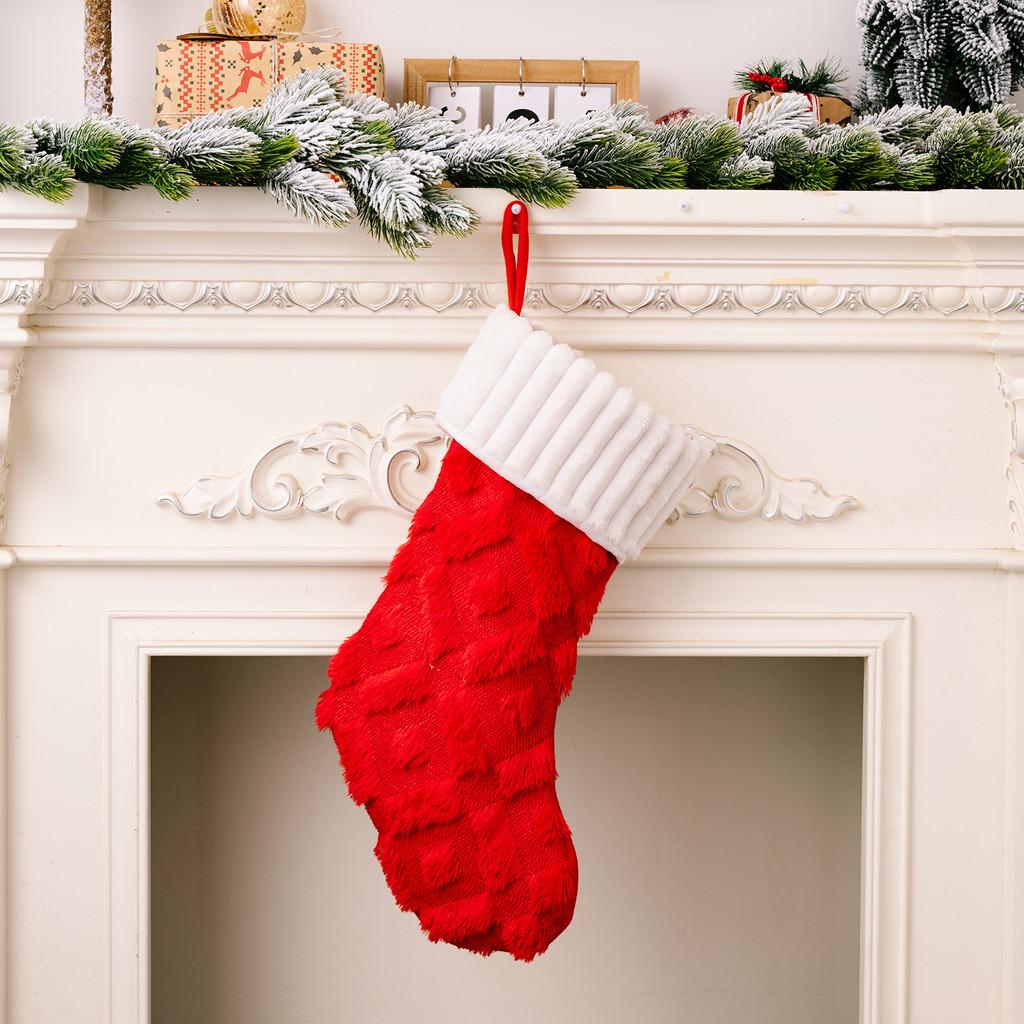 

Plush Christmas Whimsical Stockings For Joyous Celebrations And Cheer Holiday Red Sock