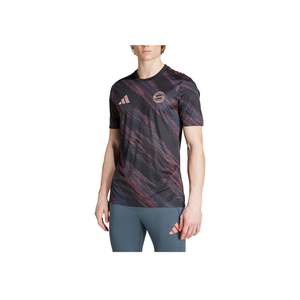 adidas FC Bayern 25/26 Pre-Match Jersey Black Men Tops JN5630