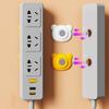 4pcs Magnetic Hooks Wall Mounted Remote Control Storage Rack No Punch Plug Router Hooks