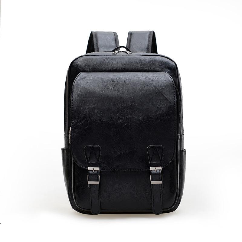 TS JYL laptop bag,PU Backpack Wholesale Outdoor Travel Laptop Bag Student School Backpack OneSize чёрный