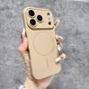 17 Pro Max Magnetic Four-Corner Protection Case, Skin-Feel, Solid Color, High-End Design