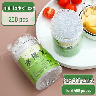 Disposable Plastic Fruit Forks