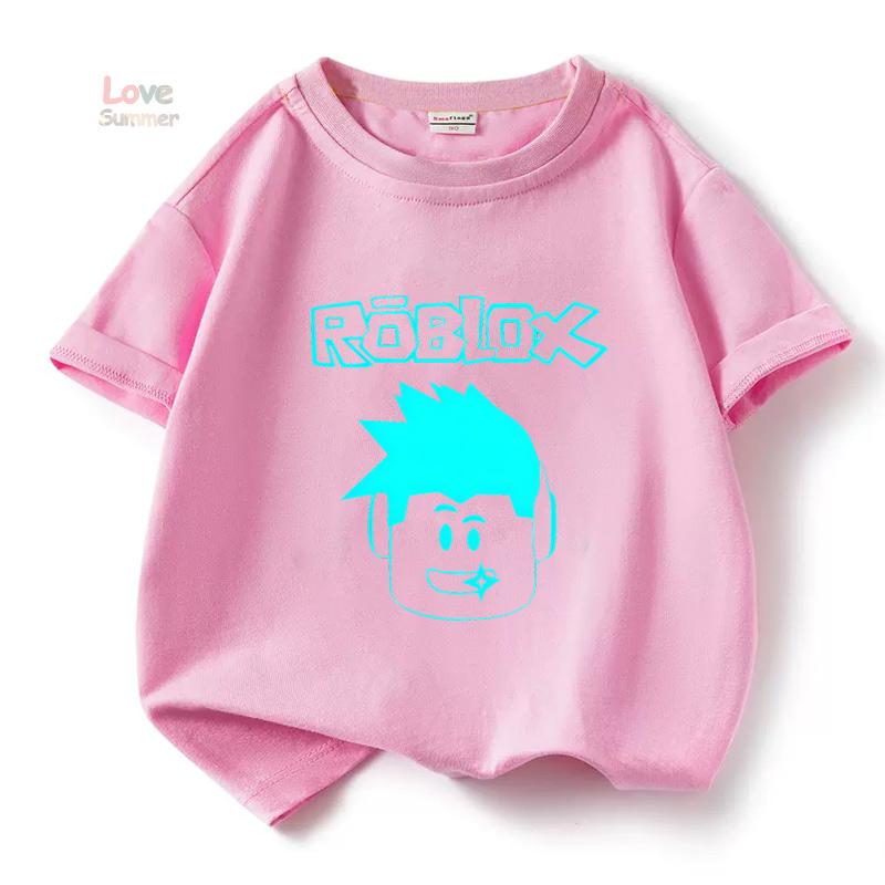 2026 Robloxing kid Tričko Kluci Hra Sportovní Bavlněné Tričko Dítě Kreslený Krátký rukáv Horní díl Ležérní Street Harajuku Oblečení