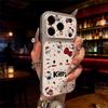 KT Sticker-Style Protective Case for iPhone 15 Pro Max - Cute and Stylish Design with Large Window