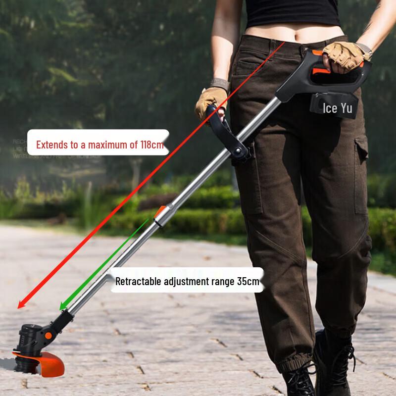 Bingyu Cordless Electric Grass Trimmer CN plug (adapter included)
