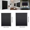 2Pcs Cordless Vorhang Fenster Vorhang Blackout Blind Schatten Licht Selbst Klebe Plissee Jalousien