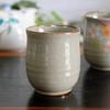 Waza No Kura Pair of Stylish Kutani Ware Teacups with Sunshine Flower Design, Ceramic Teacups, Brand Name, Japanese Tableware, Made In Japan
