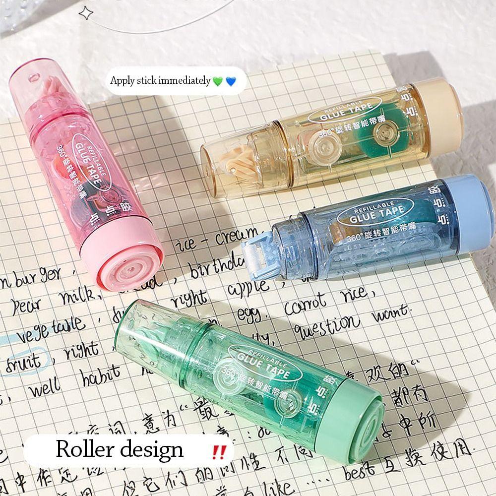 Eraserable Dispensing Glue Correction Belt Type Double-Sided Glue Cute Dispensing Pen  for Students