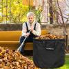 Heavy-duty Garden Leaf Storage Bag Reinforced Waterproof Canvas Storage Bag  Garden Clean-up