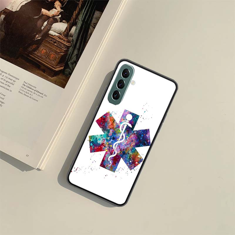EMT EMS Medical Rescue Phone Case for Samsung A54 A14 A24 A34 A17 A37 A57 A55 A35 A25 A15 A07 A05S A04S A12 A22 A32 A52S A72 Gal