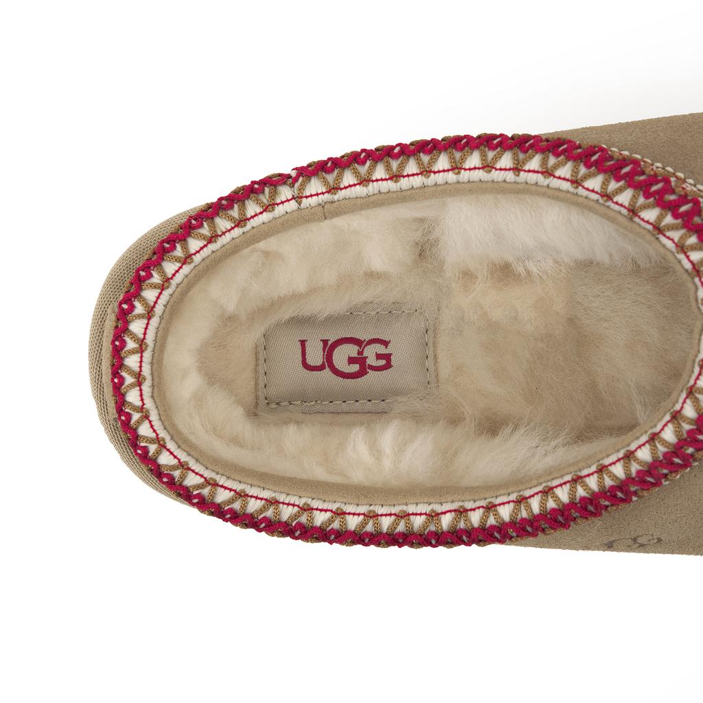 UGG Tasman 2 Slipper Sand Dark Cherry Damen Sneakers Braun 1174470-SDDR