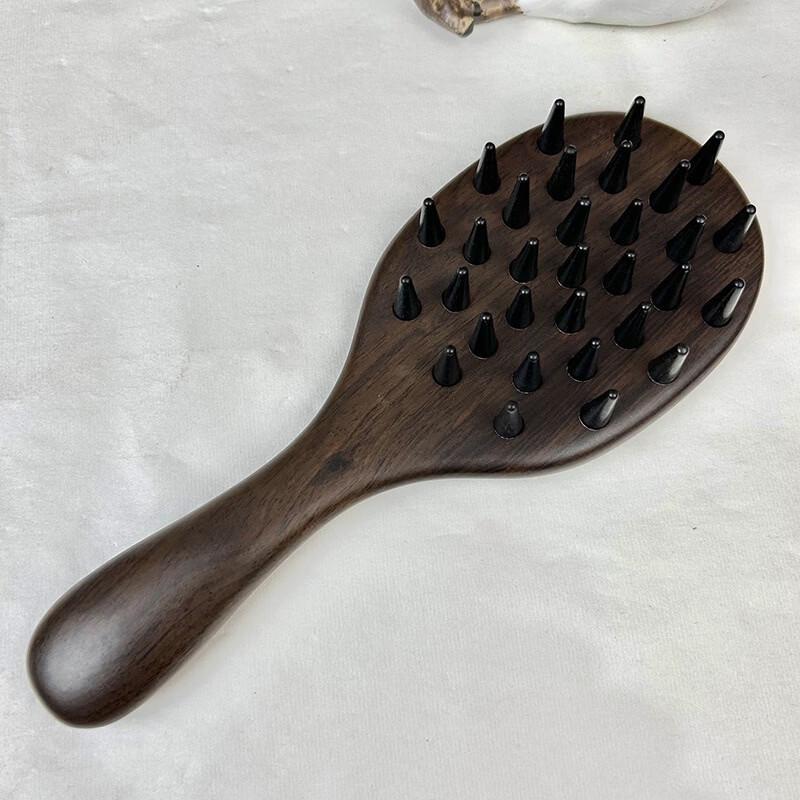 Ebony Wood Meridian Massage Comb