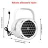 LED Snowflake Projector Lamp with Rotating USB Film Patterns - Christmas Atmosphere Decoration Light