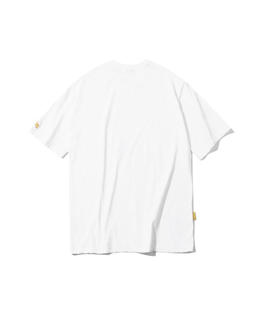 MAINBOOTH [Pat & Mat] Pat T-Shirt (White)