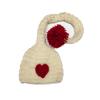 Handmade Knitted Long Tailed Hat 1pc Newborn Baby Four Seasons Milky White Baby Photo Shoot Children Photography Studio Props