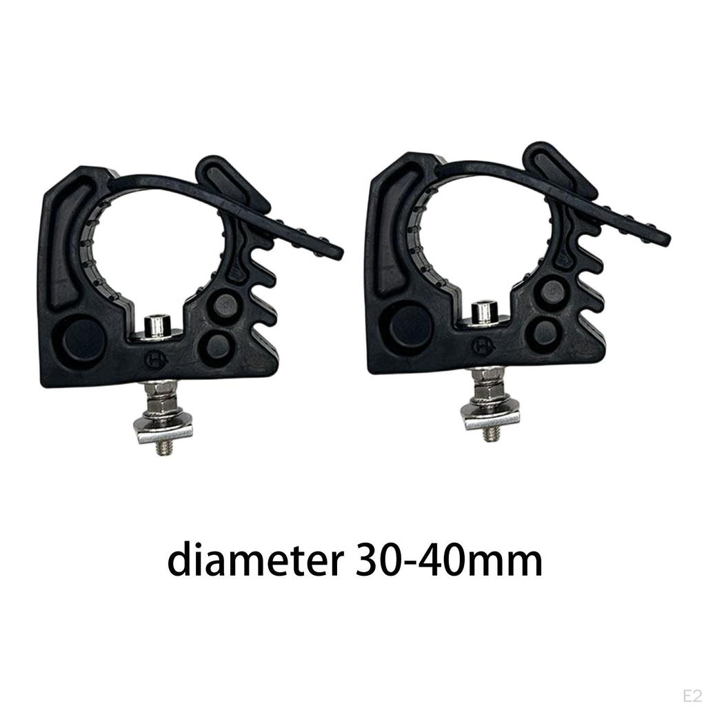 2x Shovels Mount for Roof Rack Clamp Black Sturdy Quick Release Premium High Performance Heavy Duty