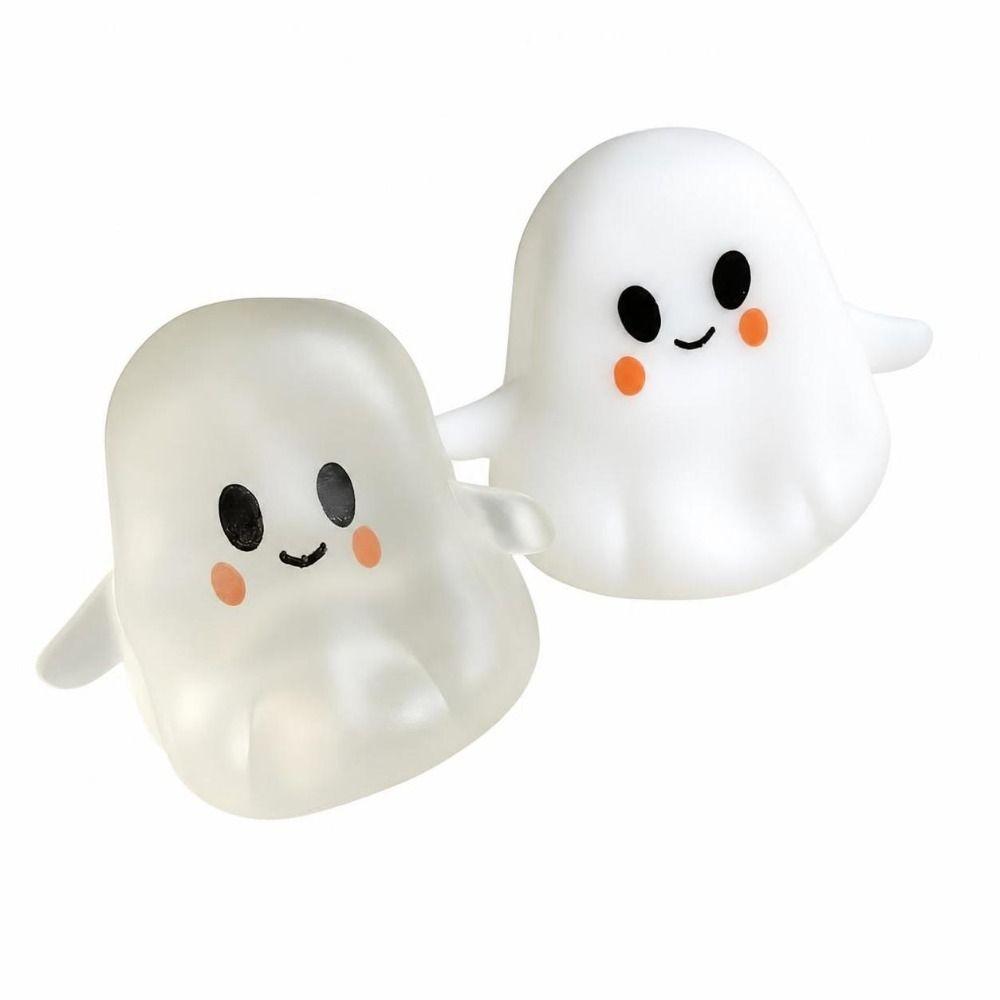 Relax Cute Halloween Ghost Stress Toy Petrolatum Material Shapeable Pinch Toy  For Kids Adults