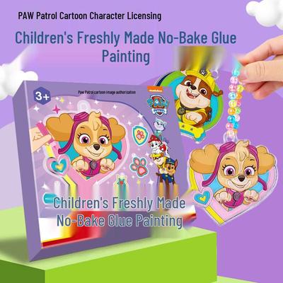 Paw Patrol No-Bake Glue Painting & Beading Gift Set