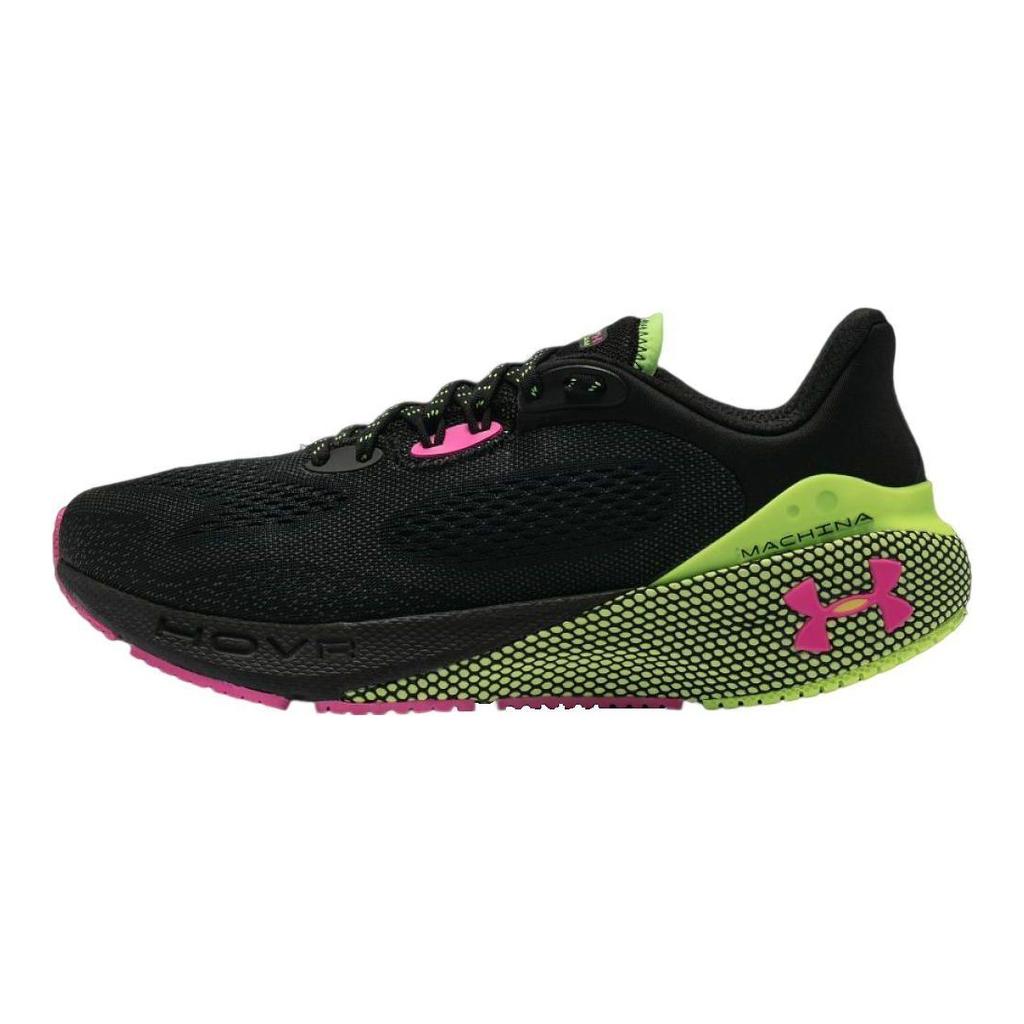 Under Armour HOVR Machina 3 Černá Limetková Růžová Pánské Tenisky Lime-Surge Rebel-Pink 3025650-005