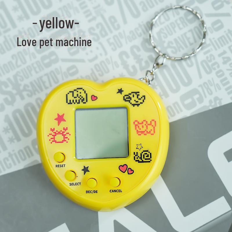 Cross-Border Mini Virtual Pet Game Console for Kids - Interactive Electronic Toy Pendant