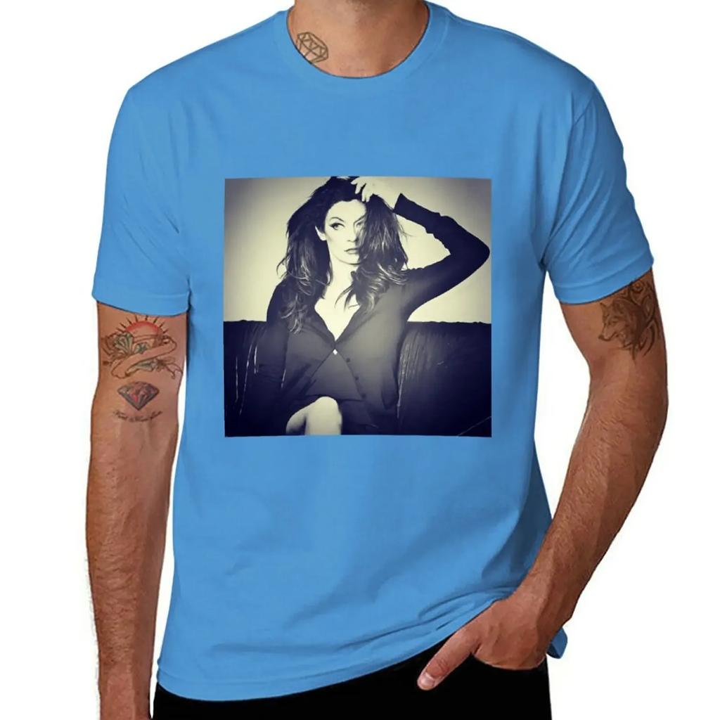 Funny Michelle Gomez Design T-Shirt Summer Clothes Customs Anime Clothes Mens Clothing