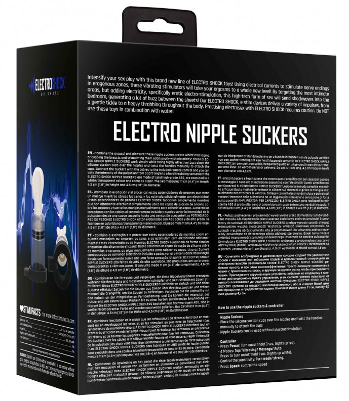 Suce-tétons E-Stim 45mm - Electroshock - Électro Stimulations