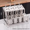 Stainless Steel Multi-Compartment Spice Rack