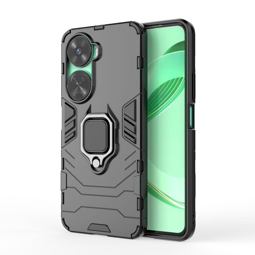 Huawei Nova12 PRO / Mate 60 PRO Black Panther Protective Stand Case - Full Coverage, Anti-fall