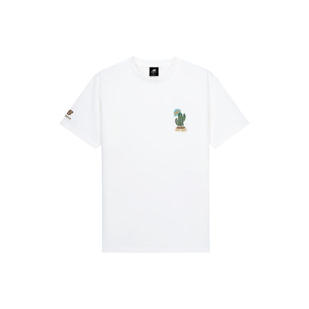 New Balance T Shirt Men's White AMT33356-WT
