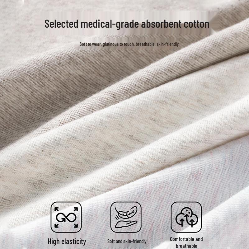 Women's Antibacterial Pure Cotton High-Waist Briefs