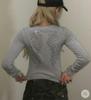 2026 Retro Skull Print Striped Long Sleeve Y2K Fashion Top for Women