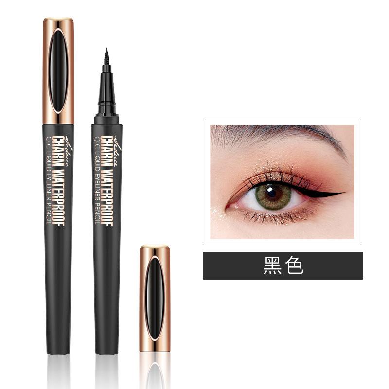 Waterproof And Oil-Proof Eyeliner Makeup 24H Non-Makeup Eyeliner Beauty 1g eyeliner - *3pcs