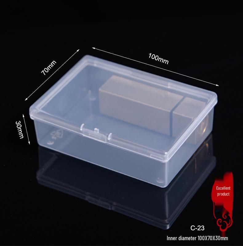 Large PP Transparent Plastic Storage Box for Tools, Fishing Gear, Stationery, and Jewelry