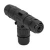2 Stück T-Stück Abzweigdose Verbinder IP68 Wasserdicht 450V 16A 9?12mm 3-Wege-Kabelverbinder