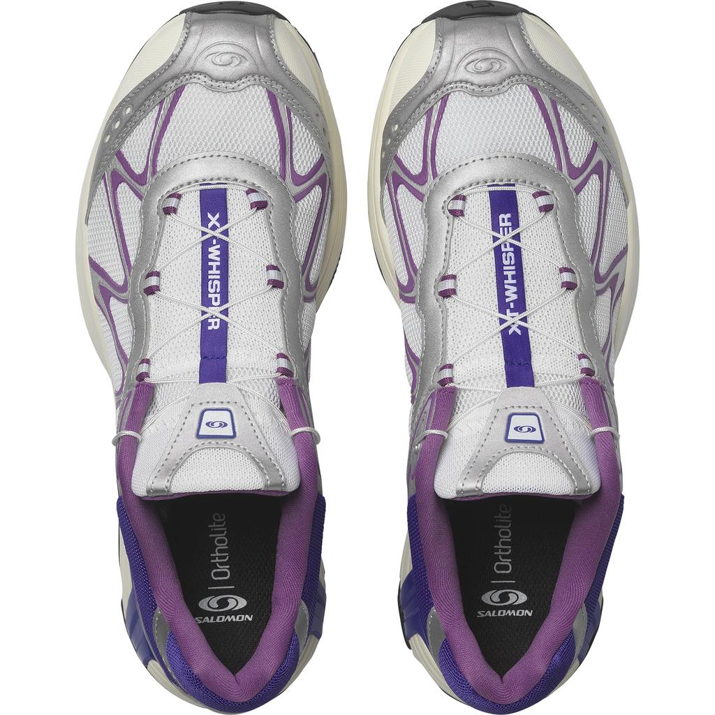 SALOMON XT-Whisper Biały Srebrny Głęboki Niebieski Unisex Trampki Obuwie-Srebrny L49100300