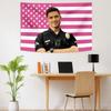 Bradford Rookie Tim Pink Amerikanische Flagge Poster Wandteppich Banner Ästhetische Raumdekoration Wandbehang Stoff Schlafsaal Tapete Geschenk