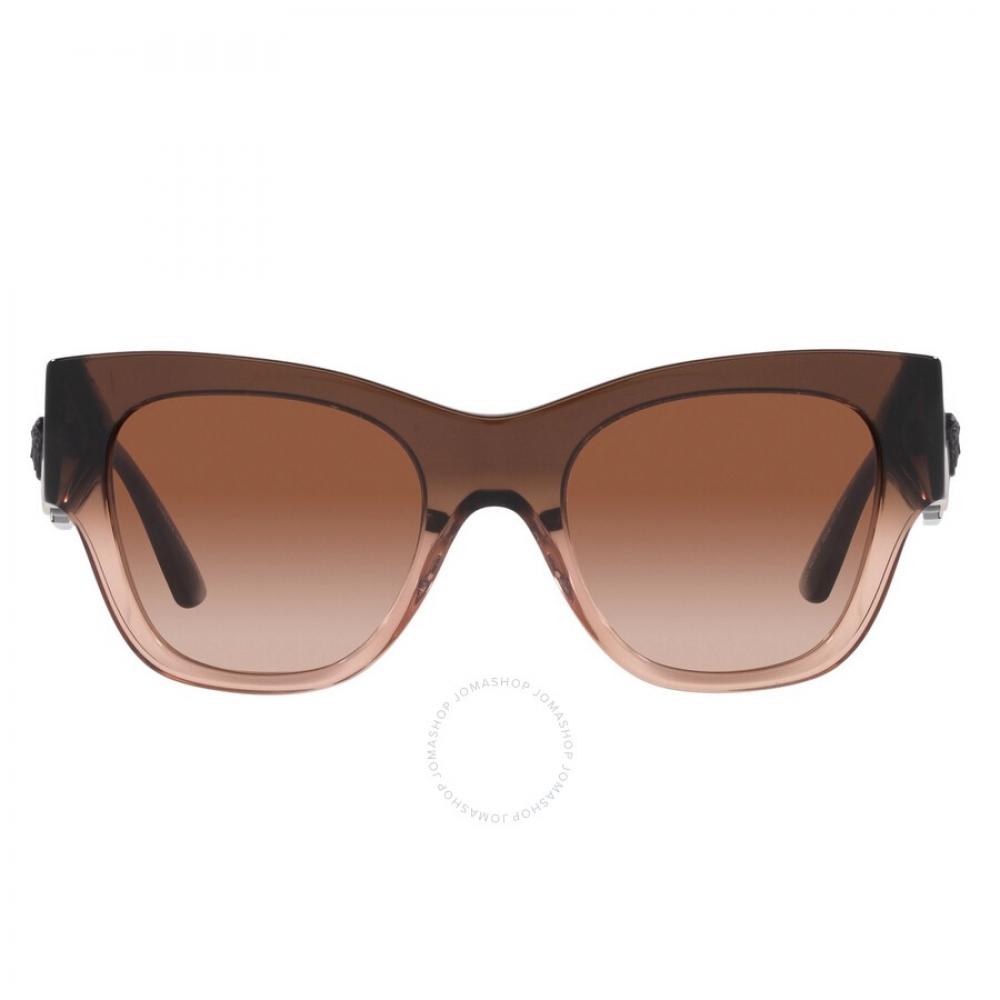 Versace Brown Gradient Cat Eye Ladies Sunglasses Ve4415u 533213 52