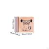 Cat Stamp Cute Animal 1.2 Inch for Kids Wooden Rubber Stamping Mailing Scrapbooking Letter