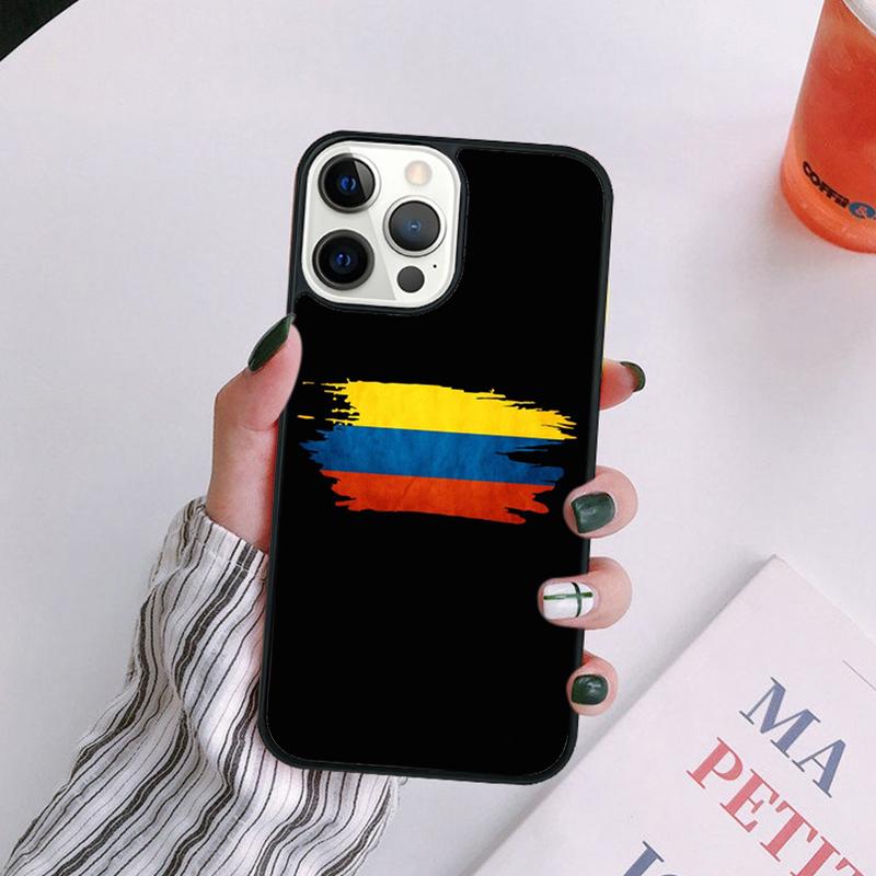 

Colombia Flag Phone Case For iPhone 17 Air 14 13 12 16Pro Max 15 Plus Max Cover Shell coque iPhone 12pro max