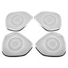 4-Piece Stainless Steel Speaker Covers for 2018-2020 Volvo XC60 Doors