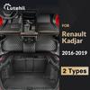 For Renault Kadjar 2016 2017 2018  Lutehil Car Floor Mats Car Trunk Mat Foot Pads Carpet Accessories