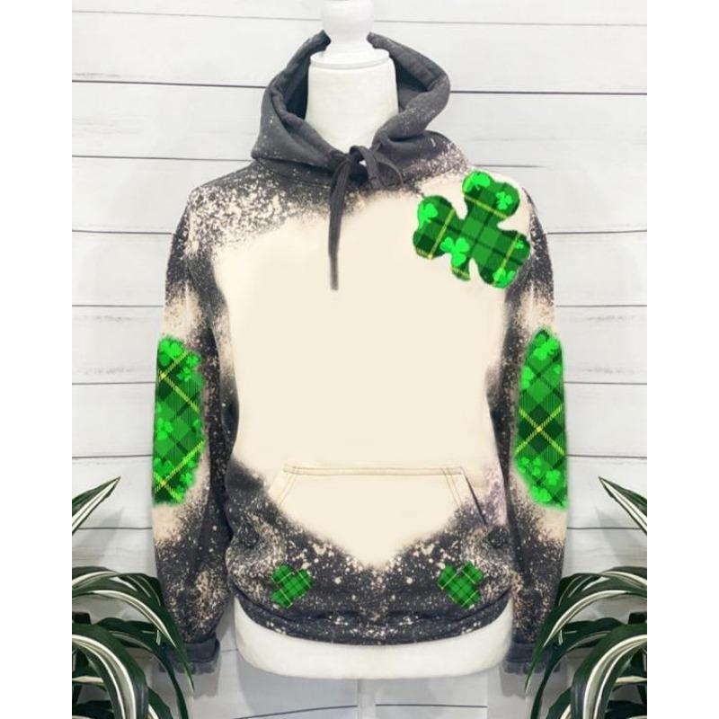 Jaro Podzim Barevně blokovaná Tištěná 3D Módní Ležérní Mikina s kapucí Mikiny a Mikiny (Ženy)