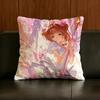 Anime Cardcaptor Sakura Cushion Cover Natural Linen Pillowcase Set AllinOne Decor for Sofa Bedroom  Chair