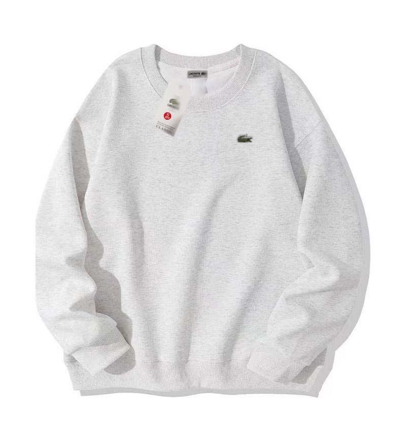 Unisex Bluza z Logo Krokodyla Luźny Krój - Casualowy Pulower z Okrągłym Dekoltem i Długim Rękawem na Jesień/Zimę