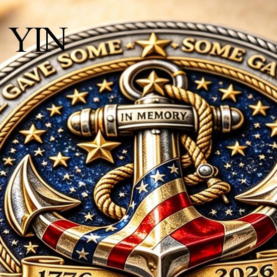 They Stood The Watch Challenge Coin Guardians of Sea Coin, Souvenir Coast Guard Double-sided Engraved Collectible Gift for Navy Veteran Keepsake