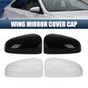 Left Right Rearview Mirror Cap W/O Signal Light  For Toyota Camry 2012-2017 US Model Glossy Black/White Side Mirror Cover